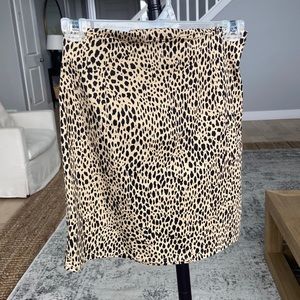 cheetah print skirt